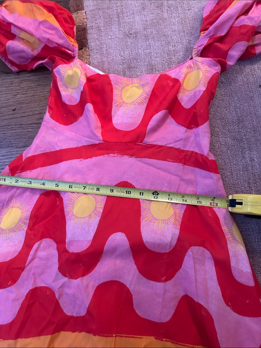 de Loreta Calla Puff Sleeve Dress - Picture 8 of 9